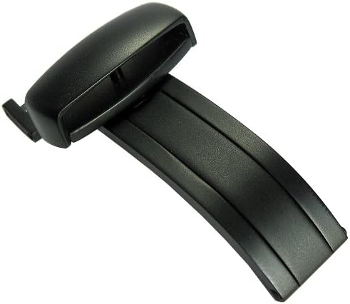 18mm Black PVD Flip Lock Deployant Clasp