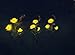 XLUX Outdoor Solar Powered Rose Lights Flower Stake, for Garden Patio Yard Christmas Pathway Decoration, Yellow