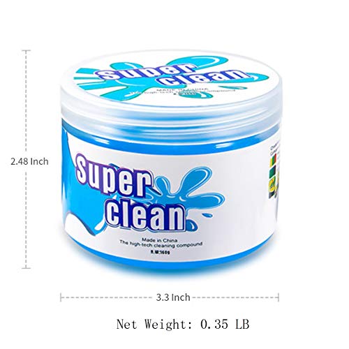Sendida Car Cleaning Putty Detailing Glue - Auto Interior Cleaner Kit Gel Putty Slime Detailing Mud Dust Set for PC Tablet Laptop Keyboards Car Vents Cleaner Goop - Thumbnail 6
