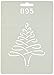 Quilting Creations Christmas Tree Quilt Stencil, 4