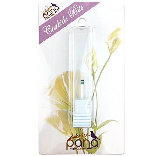 Pana Professional - White Ceramic Round Bit 3/32" Shank Size - Nail Drill Bit for Dremel Machine