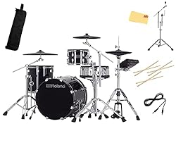 Roland VAD504 V-Drums Acoustic Design Drum Bundle