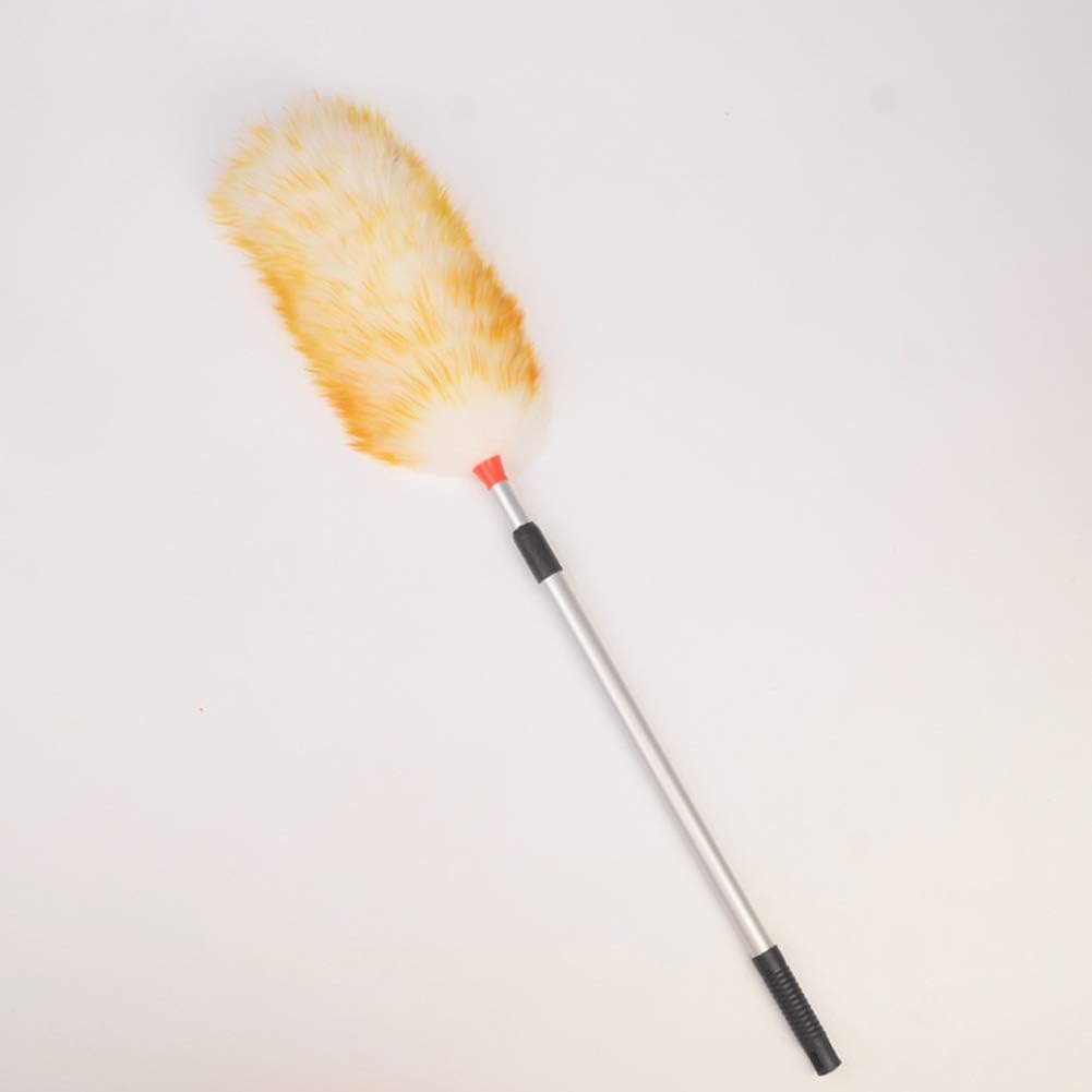 Fluffy Lambswool Single Telescopic Duster, Cleaning Duster, Anti Static dust Cleaner with