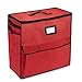ProPik Christmas Storage Organizer, Gift Bags, Bows, Ribbons and Wrapping Accessories Container (Red)