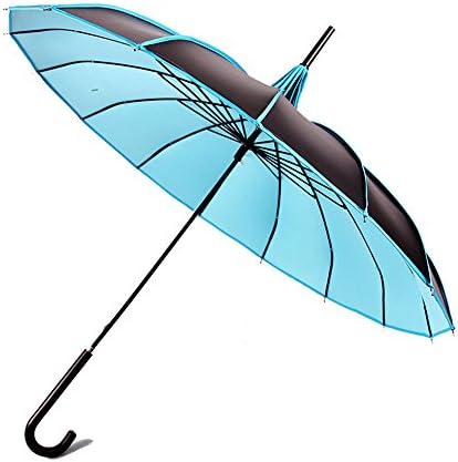 BerlBerl Umbrella Retro Pagoda Umbrella Parasol Umbrella Sun Umbrella UV Protection Umbrella Retro with Hook Handle