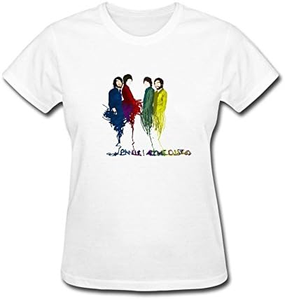 YLINFUN Women's Panic at the Disco Art T-shirt Size S White