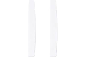 Briny River 2pcs 6 String Acoustic Guitar Bone Bridge Saddle 72x3x9mm Bone Acoustic Guitar Compensated for Acoustic Guitar Luthier Compatible with Martin Guitar(White)