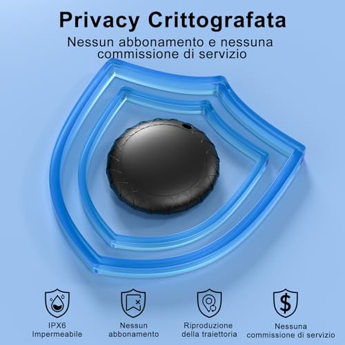 GPS Tracker per Auto, GPS Auto Localizzatore Compatibile con iOS e Android, Tracciamento Globale in Tempo Reale, Localizzatore Gps Senza SIM, per Bambini, Auto, Animali Domestici, IPX6 Impermeabile