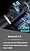 STARCARE Bluetooth True Wireless Earbuds with Microphone, Sport in-Ear Cordless Earphones with Charging Case for Running, HiFi Stereo Sleep Earbuds for iPhone, Android, up 15 Hours Playtime (Black)