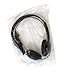 Classroom Stereo Budget Headphones with Leatherette Earpads Volume Control - 10 Pack
