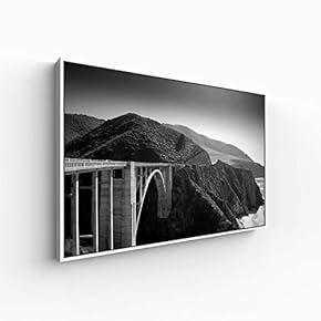Canvas Wall Art for Living Room, Bedroom Black and White Construction Framed Canvas Prints for Home Decoration Ready to Hang - 16x24 inches