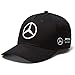 Enseng Car Logo Adjustable Baseball Hat, Unisex Hat Travel Cap Car Racing Motor Cap for Mercedes Benz (Black)