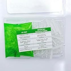 Pzsmocn 200 Pieces/100 Sets M4*20 mm PC Transparent