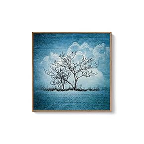 Framed Canvas Wall Art for Living Room, Bedroom Trees Canvas Prints for Home Decoration Ready to Hang - 16x16 inches