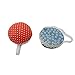 Chris.W Fabric Coated Wrist Wearable Sewing Pin Cushions Needles Pincushions for Handy Needlework DIY Craft, Pack of 2(Red Dot + Blue Flower)