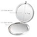 Pack of 6 Compact Pocket Makeup Mirrors - 1 Bride Makeup Mirror 5 Bride Tribe Makeup Mirrors and 6 Gift Bags for Bachelorette Party Bridal Shower Hen Party Bridesmaid Proposal Gifts (Champagne)