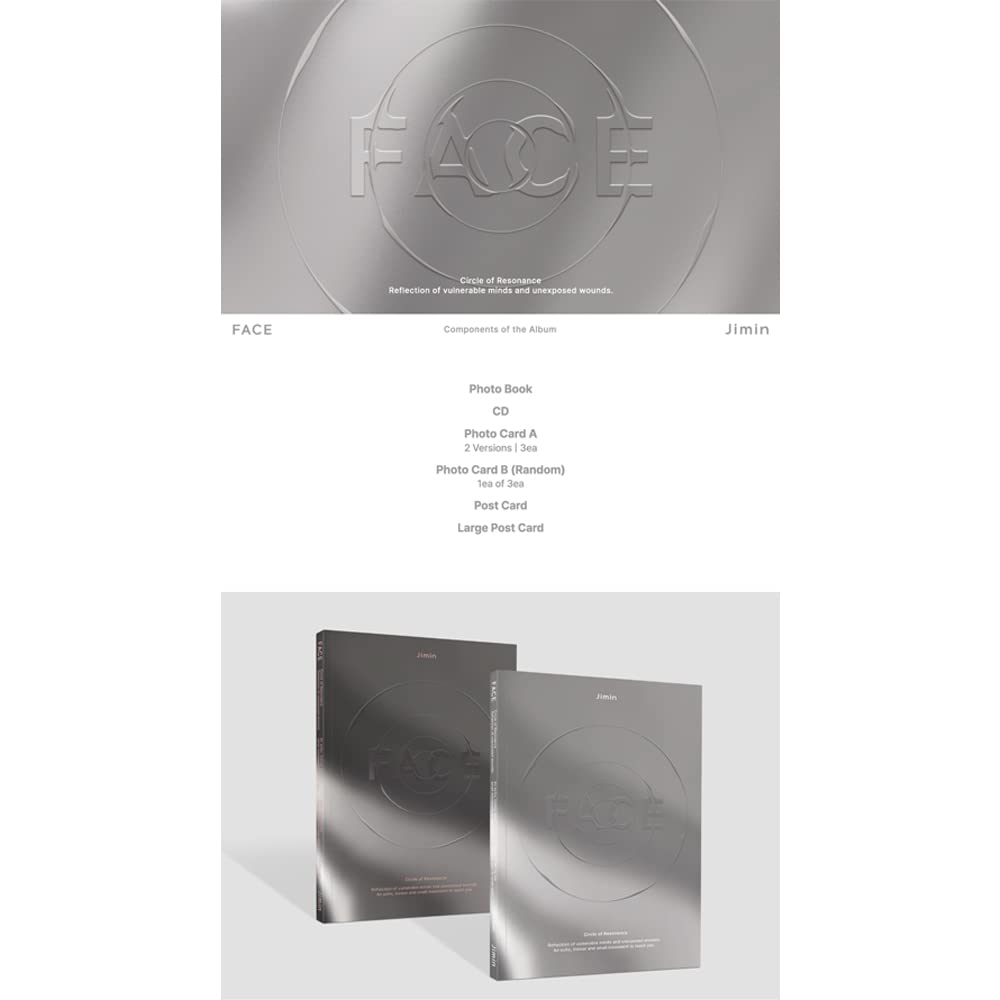 Jimin Solo Album FACE Photobook ver. (SET (Invisible Face + Undefinable Face))