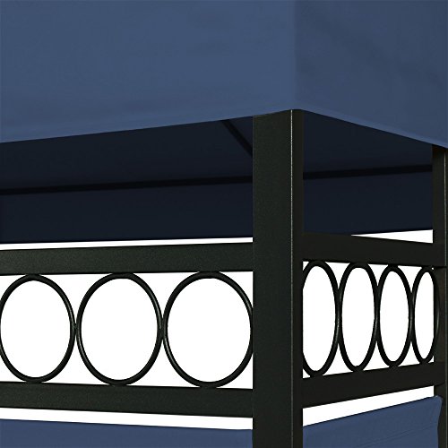 Deuba Pavillon Elda 3x4m Seitenwände Metall Gestell Eckig 12m² Festzelt Partyzelt Gartenlaube Gartenzelt Gartenpavillon… – Bild 8