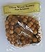 FavorOnline Original Jerusalem Olive Wood Rosary from The Holy Land in a Cellophane Pouch