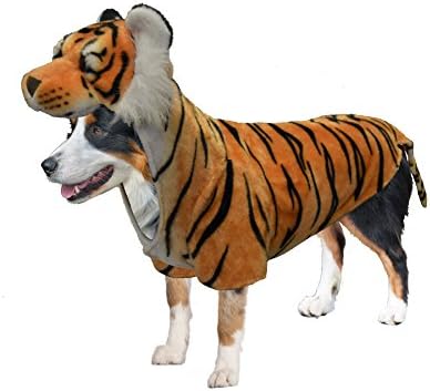 Amazing Pet Products Doggy Wannabe Comfy Creature Coats Costume Tiger Small