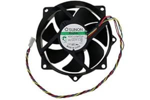 VIKINS Sunon Kde1209ptvx CPU Round cooling Fan 12v 4.4w 4pins 80mm X25mm-with PWM control