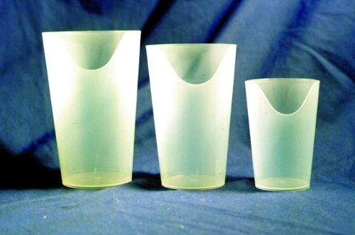 1 X Nosey Cups - 4 oz. - Translucent plastic - SOLD EACH