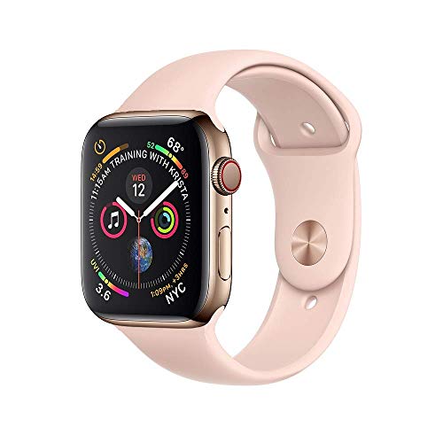 Apple Watch Series 4 (GPS + Cellular, 40MM) - Gold Stainless Steel Case ...