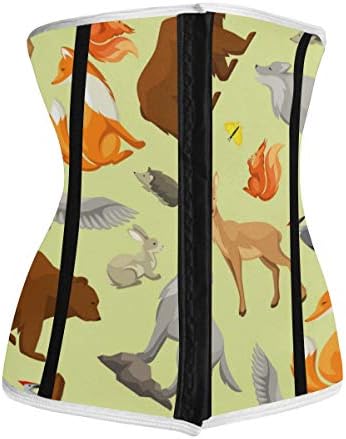 ウエストニッパー コルセット アニマル柄 レディース ダイエット女性用 ニッパーコルセット 補正下着 猫背矯正 通気 バストアップ 産後ガードル ボディシェイパー 国内正規総代理店アイテム お腹引き締め 腰痛サポーター シェイプアップベルト