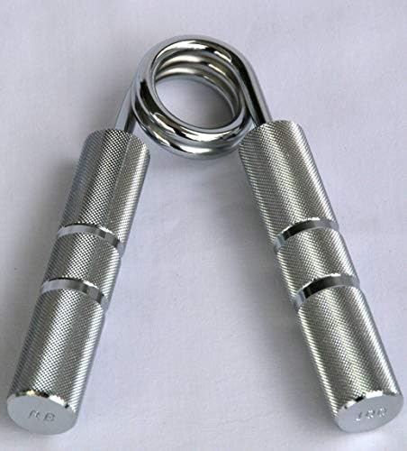 Robert Baraban Chrome Spring Chrome Handle Gripper for Hand and Grip Strength