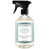 Caldrea Pear Blossom Agave Countertop Spray, 16 Fluid Ounce