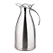 Hiware 68 OZ Stainless Steel Thermal Coffee Carafe - Double Walled Vacuum Insulated Carafe with Press Button Top - Quality Thermal Beverage Dispenser