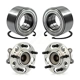 Front Rear Wheel Bearing And Hub Assembly Kit For
