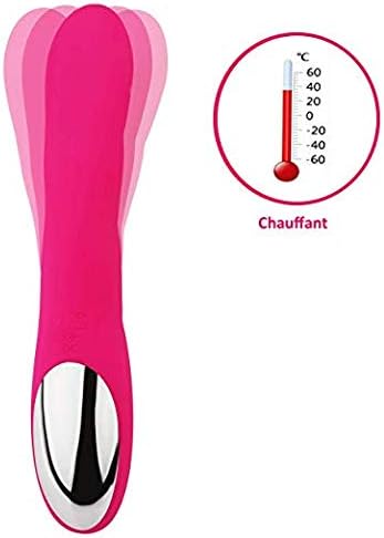 Waterproof USB Rechargeable Massage Wand with Heating Mode - Bending Soft Silicone- Powerful but Quiet- Relax The Pressure