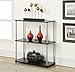 Convenience Concepts Designs2Go 3 Tier Bookshelf, Black