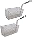 Culinary Depot Fryer Basket Set of-2 13-1/4