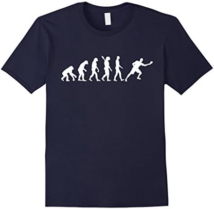 Mens Evolution ping pong T-Shirt Large Navy