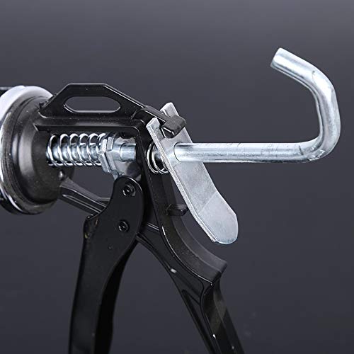 Caulking Gun 10 oz Cartridge, Hand Caulk Guns with Comfort Grip, Heavy Duty Rotating Frame, 10:1 Thrust Ratio (Silver) - Thumbnail 5