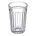 Russian Traditional Granyoniy Paneled Hot Tea Glass, 7 oz, for Metal Holder Podstakannik, Vintage, USSR, Soviet