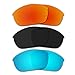 ACOMPATIBLE 3 Pair Replacement Polarized Lenses for Oakley Half Jacket 2.0 Sunglasses Pack P2