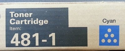 OCE 481-1 Cyan Toner