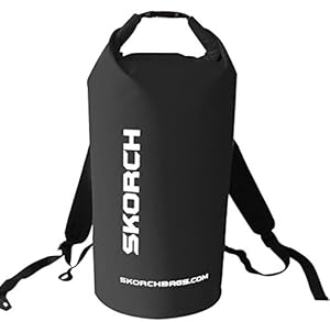 amazon.com : skorch large waterproof backpack dry bag with
