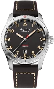 Amazon.com: Alpina Startimer Pilot 1970s Heritage 3-Hand Swiss