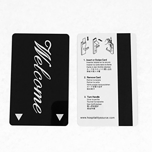 Hospitality Source 2 Sleeves of 250 Units Hotel Room Keys, Pack of 500 (CR80-Welcome) - Thumbnail 2