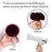 HBorna AirPods Pro Case with Soft Cute Pompom Fur Ball Keychain, 360° Protective Silicone Case for AirPod 3rd Generation 2019 for Girls Women Ladies
