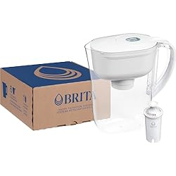 Brita Metro Water Filter Pitcher, BPA-Free Water