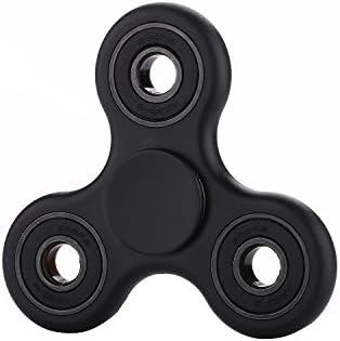 Hanputai Fidget Spinner Toy with High Speed and Silent Hand Spinner Perfect for ADD ADHD Anxiety and Autism Adult Children（Black）