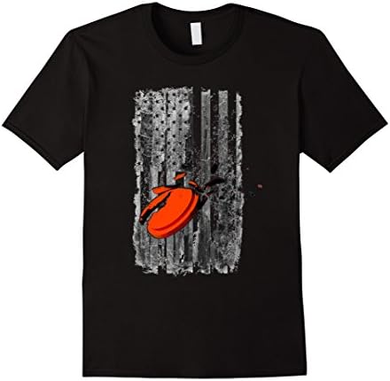Men's Skeet Shooting Clay Target Hunter USA Flag Men &amp; Women Shirt 2XL Black