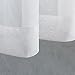 Lazzzy White Sheer Curtains for Living Room 63 Inch Length Window Treatment Sets Rod Pocket Voile Curtain Panels for Bedroom Sold in Pairs