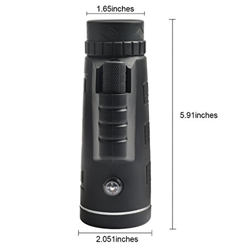 image for XPXKJ Monocular Telescopes, 40x60 Dual Focus Waterproof Spotting Scope