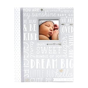 Lil Peach First 5 Years Dream Big Wordplay Baby 2019 Memory Book, Memory Journal, Gray